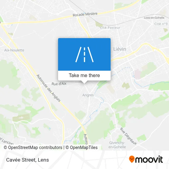 Rue De La Cavée map