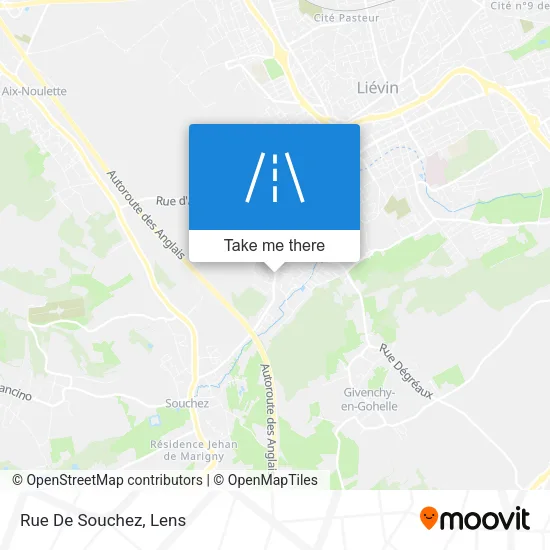 Rue De Souchez map