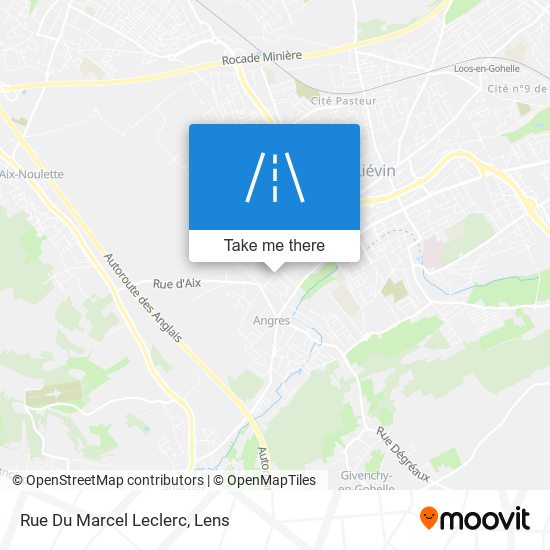 Mapa Rue Du Marcel Leclerc