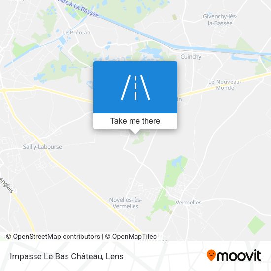 Impasse Le Bas Château map