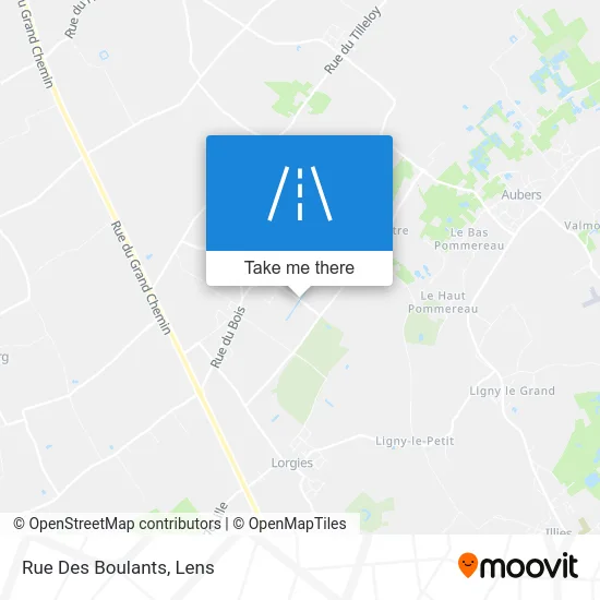 Rue Des Boulants map