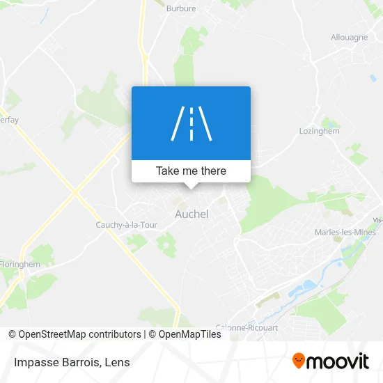 Impasse Barrois map