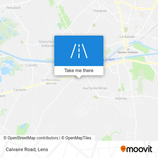 Chemin Du Calvaire map