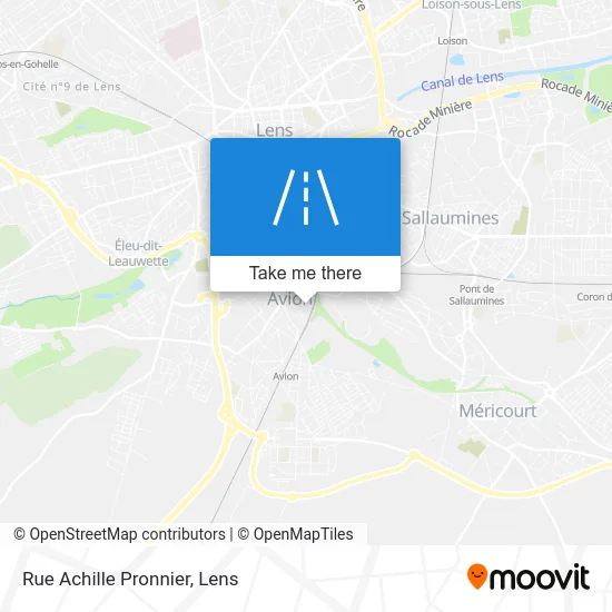 Rue Achille Pronnier map