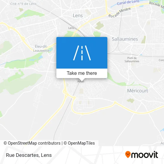Rue Descartes map
