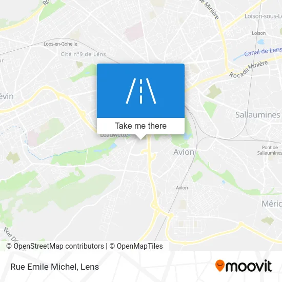 Rue Emile Michel map