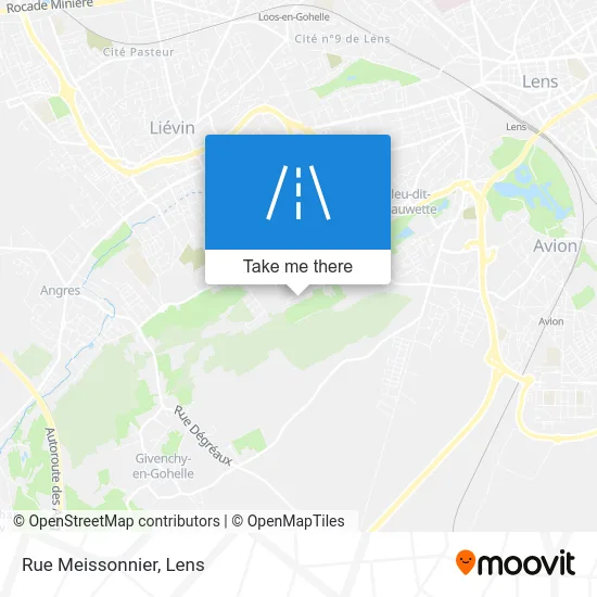 Mapa Rue Meissonnier