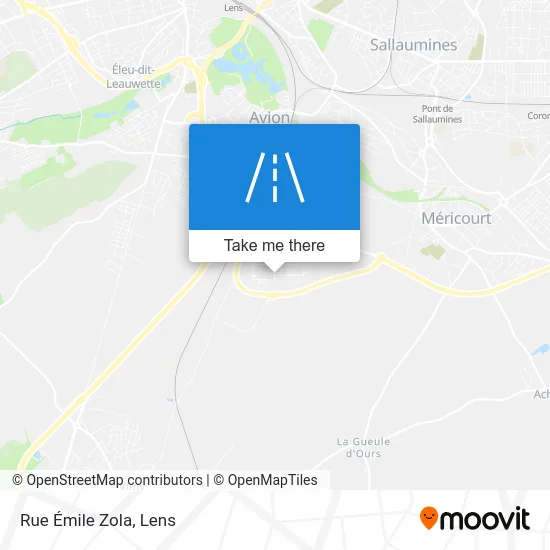 Rue Émile Zola map