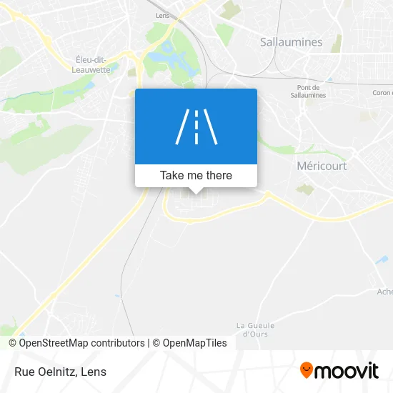 Mapa Rue Oelnitz