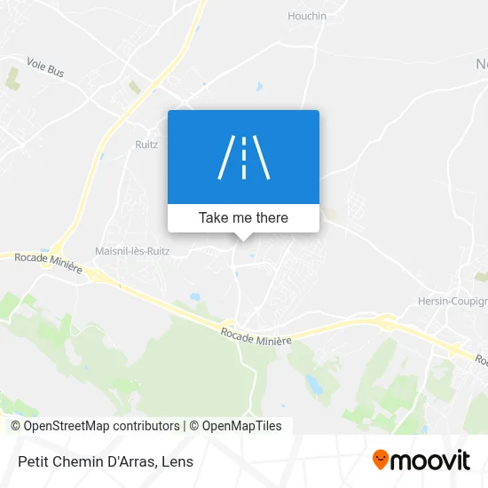 Petit Chemin D'Arras map