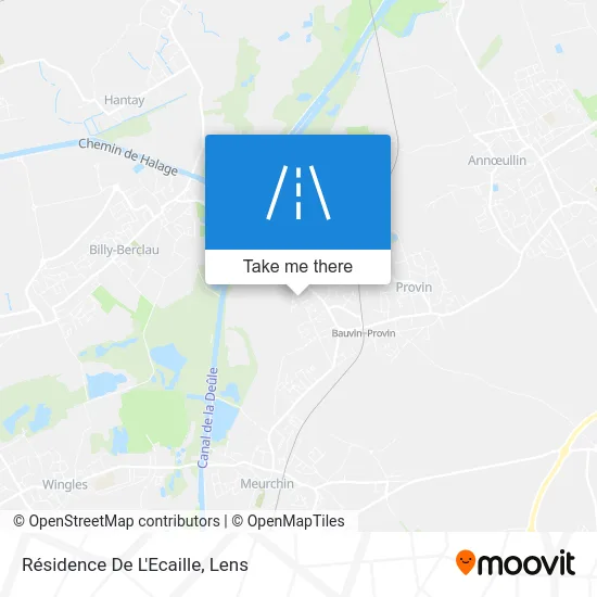 Résidence De L'Ecaille map