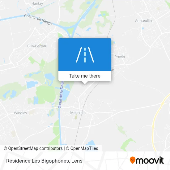 Résidence Les Bigophones map