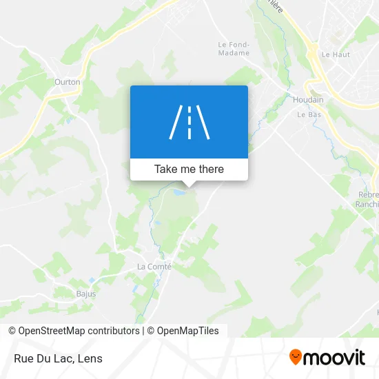 Mapa Rue Du Lac