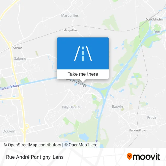 Rue André Pantigny map