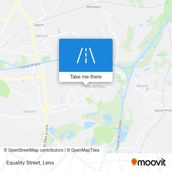 Rue De L'Égalité map