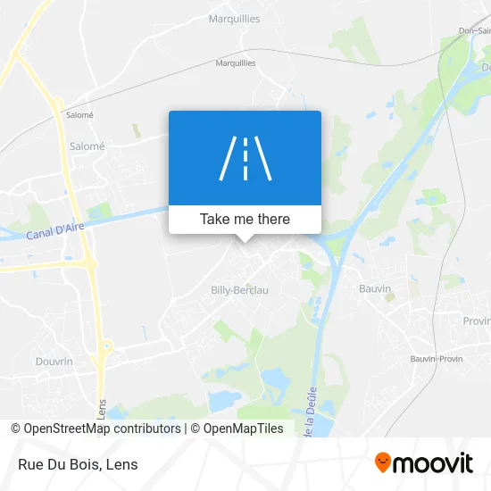Rue Du Bois map