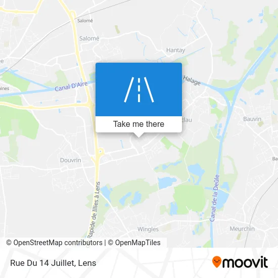 Rue Du 14 Juillet map