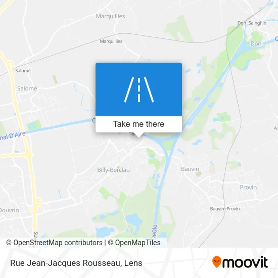 Rue Jean-Jacques Rousseau map