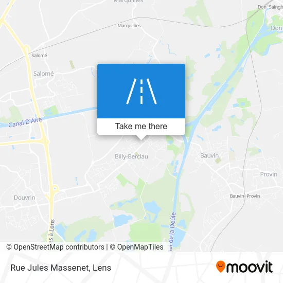 Rue Jules Massenet map