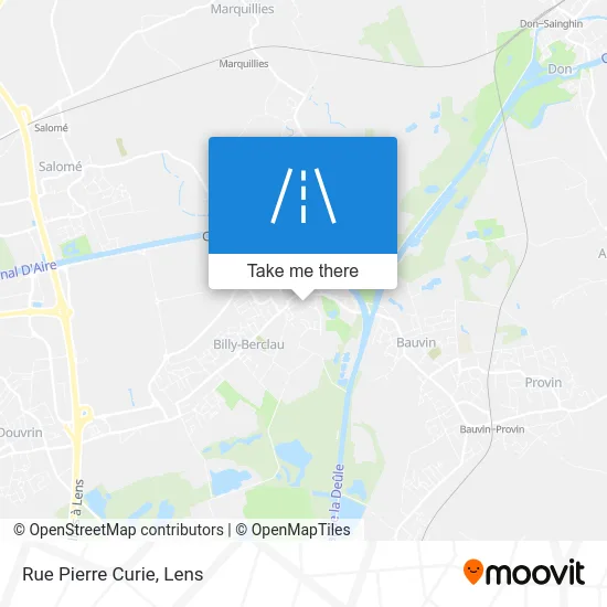 Rue Pierre Curie map