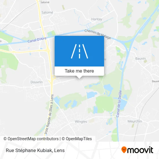 Rue Stéphane Kubiak map