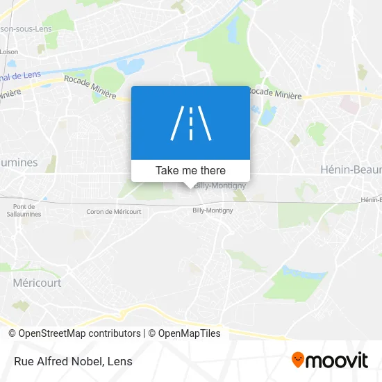 Rue Alfred Nobel map