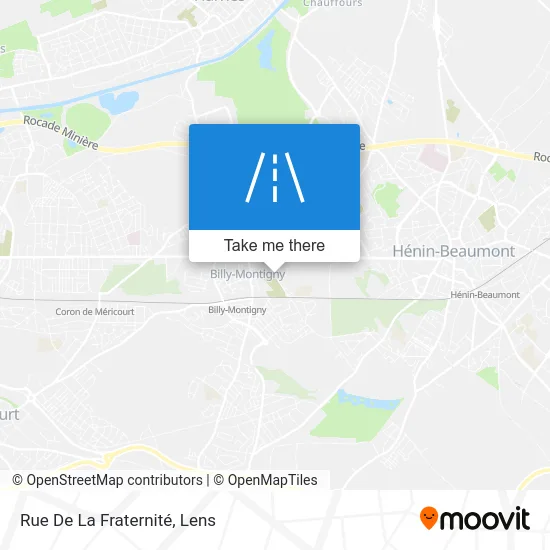 Rue De La Fraternité map