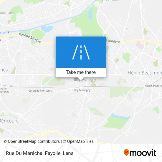 Rue Du Maréchal Fayolle map