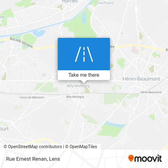 Rue Ernest Renan map