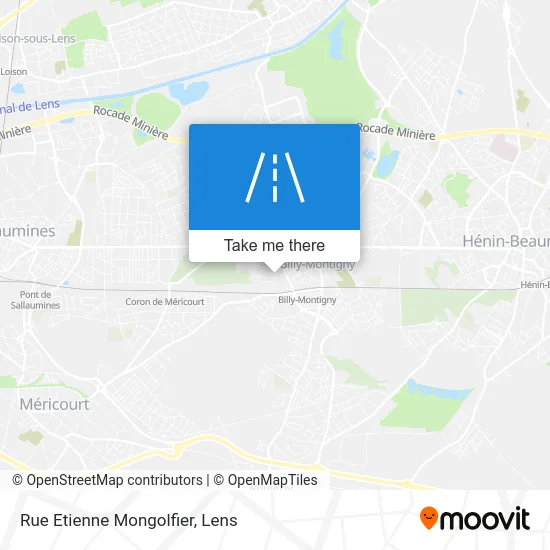 Rue Etienne Mongolfier map