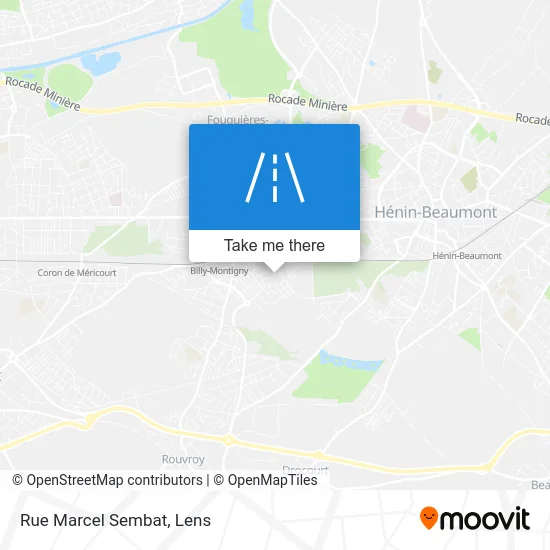 Mapa Rue Marcel Sembat