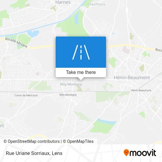 Rue Uriane Sorriaux map