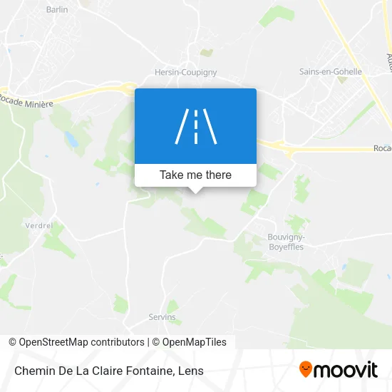 Chemin De La Claire Fontaine map