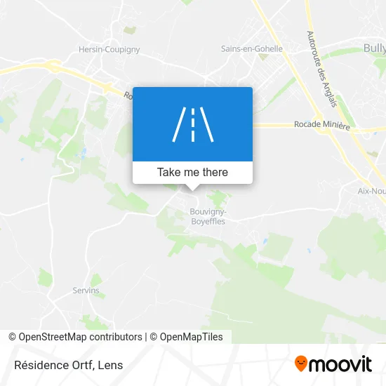 Résidence Ortf map