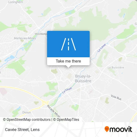 Rue De La Cavée map