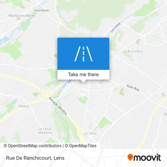 Rue De Ranchicourt map