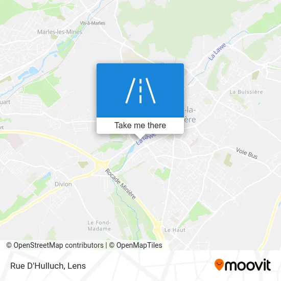 Mapa Rue D'Hulluch