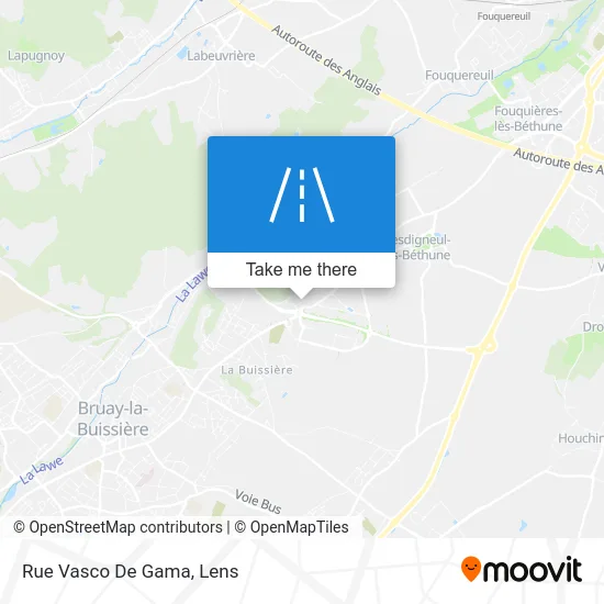 Rue Vasco De Gama map