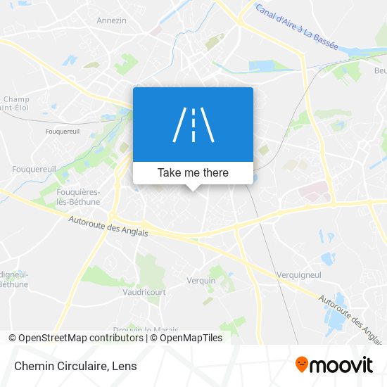 Chemin Circulaire map