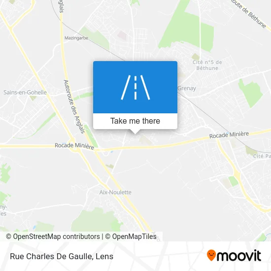 Rue Charles De Gaulle map