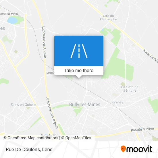 Rue De Doulens map