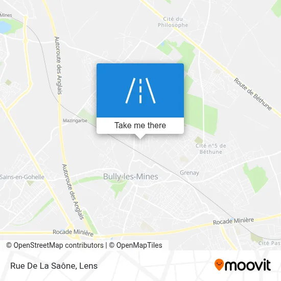 Rue De La Saône map
