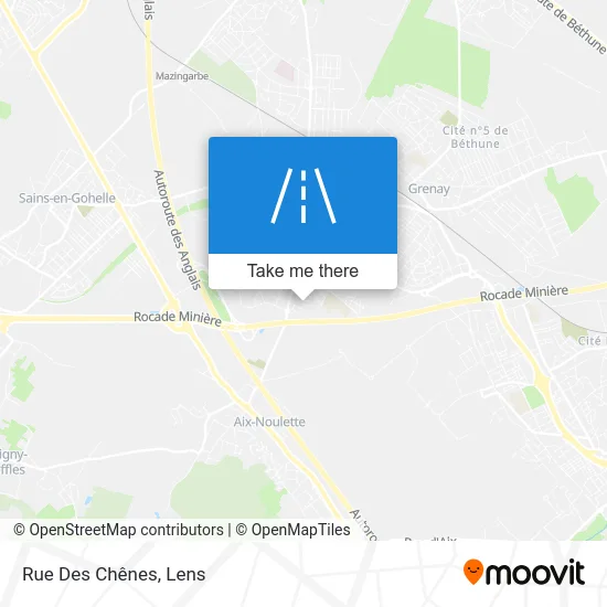 Mapa Rue Des Chênes