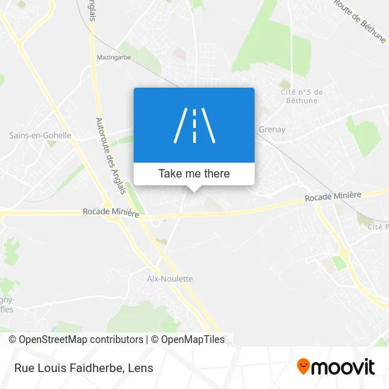 Rue Louis Faidherbe map