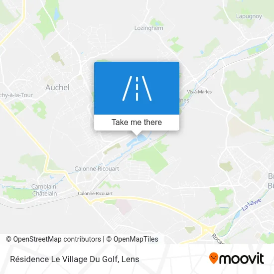 Résidence Le Village Du Golf map