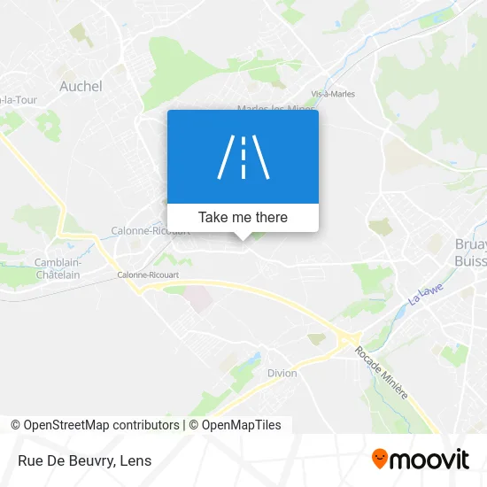 Rue De Beuvry map