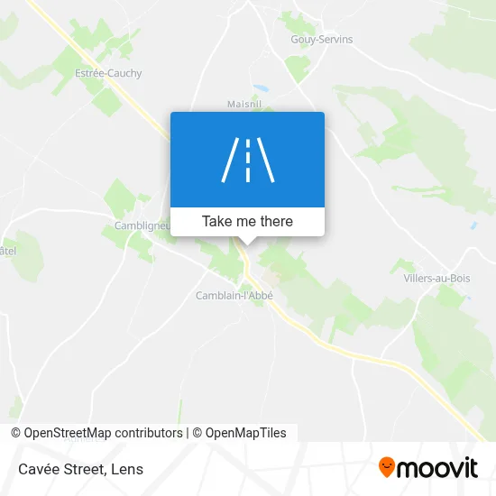 Rue De La Cavée map