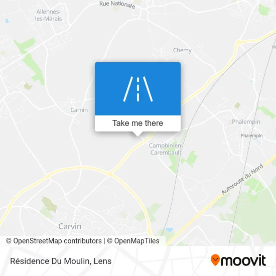 Résidence Du Moulin map