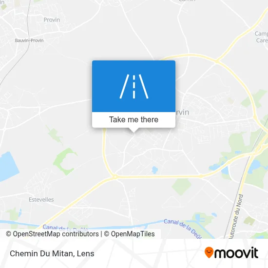 Chemin Du Mitan map