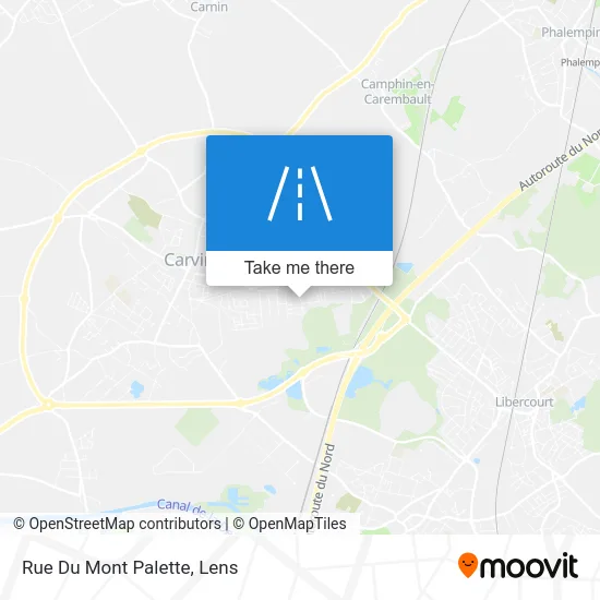Rue Du Mont Palette map